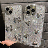 ビジュー立体パーツデザインスマホケース