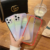 フェアリーグラデーションラインカラーフレームスマホケース