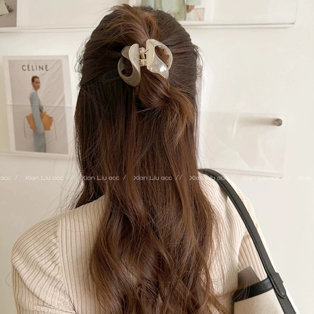 丸型ヘアクリップ