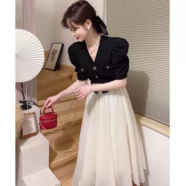 爽やかラグジュアリーセット 総額10万 パフスリーブシャツ
