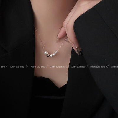 パールチェーンネックレス