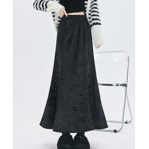 ベロア裾フレアロングスカート – maiare